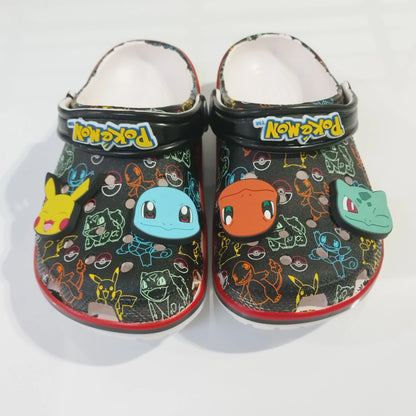 2026 Pokemon Series Peripheral Cute Slippers Eva Ultra-Light Soft Soles Versatile Comfortable Shoes Fpr Boys And Girls