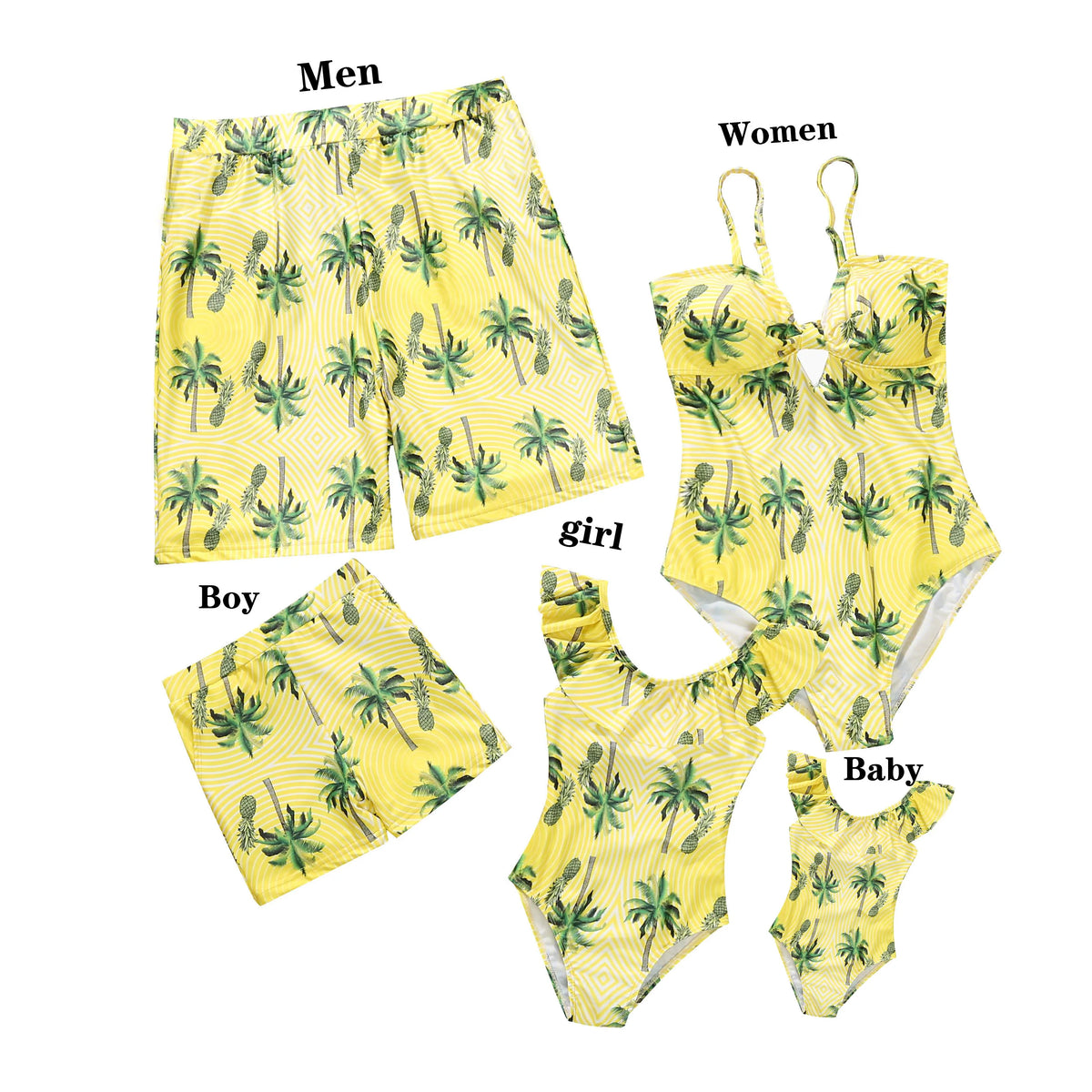Family Swimsuit Mother Daughter Swimwear Father Son Swim Shorts 2023 Summer Striped Mom And Daughter Bikini Suit Matching Outfit