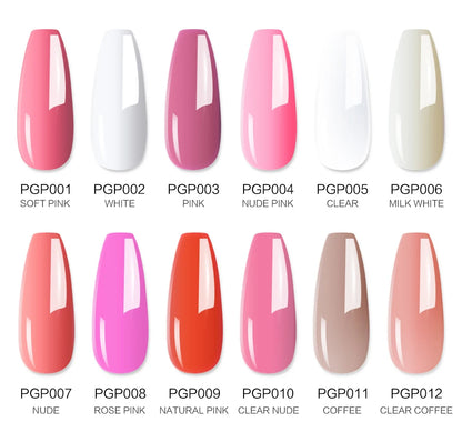 LIMEGIRL15ml Nail Gel Kit for Quick Expansion Nail Art Polymer Gel Nail Tool Finger Expansion Acrylic Gel Polisher Nail Art Set