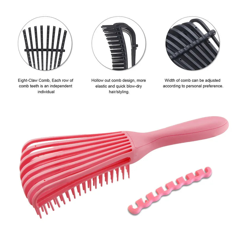 Hair Brush Detangling Brush Scalp Massage Hair Comb Women Detangle Hairbrush for Styling Curly Hairdressing Salon Care Tool