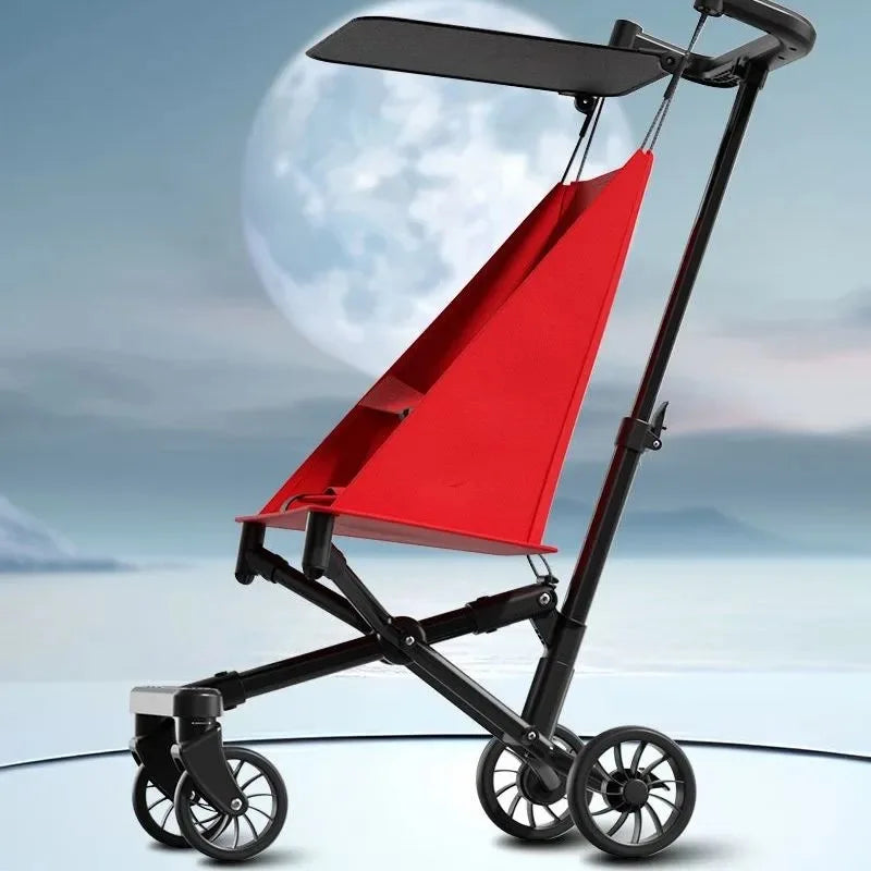 Lightweight Travel Stroller High Quality Baby Stroller Comfortable 1-8 Years Old Foldable Four Wheels Stroller Pram