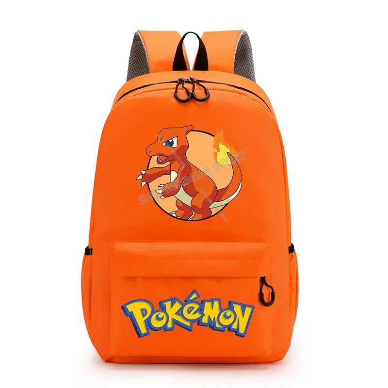 Pokemon Pikachu SchoolBag Primary School Bookbag Large-capacity Kids Backpack Boy Girl Knapsack High-quality Backpack Laptop Bag