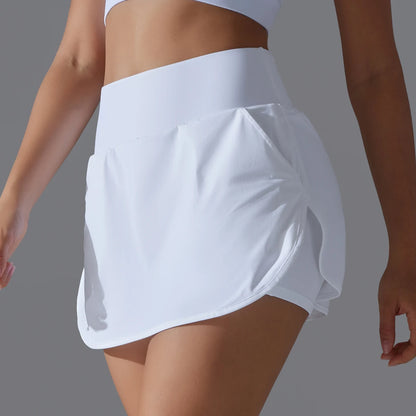 Women Gym Running Shorts Double Deck Quick Dry Gym Sport Shorts Fitness Jogging Workout Shorts With Pocket Sports Tight Short