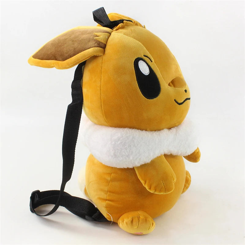 Cute Pokemon Eevee Backpack Kawaii Plush Bag Schoolbag Couple Backpack Cosplay Props Christmas Gifts For Girl Boy Child Kids