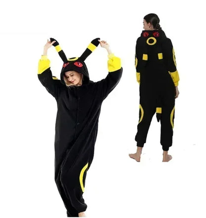 TAKARA TOMY Pokemon Cosplay Kigurumi Onesie Snorlax Jigglypuff Umbreon Gengar Costume Halloween Adult Anime Bulbasaur Pajamas