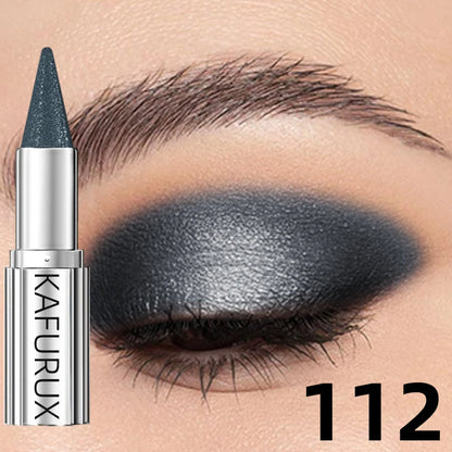 12 Colors Metallic White Black Purple Eyeshadow Pencil Glitter 1pc  Liner Pen Highligter Long Lasting Blue Cream Eye Shadow