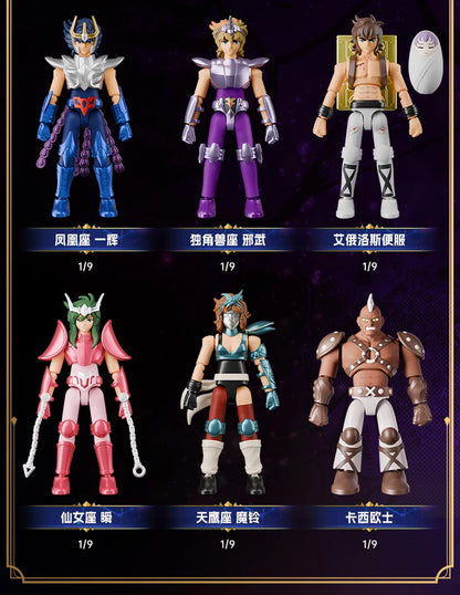 Original Blokees Saint Seiya Galaxy V1V2V03V4 Athena Aries Mu Aiolia Aldebaran Kiki Shiryu Lionet Ban FigureChildren ToysGift