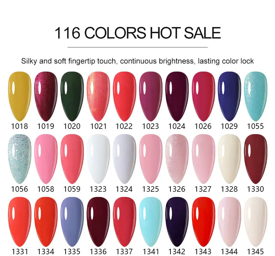 Clou Beaute 15ml Red Black White Green Neon Gel Nail Polish Base Top Coat Velvet Top 400 Colors Semi Permanent Gel Nail Varnish