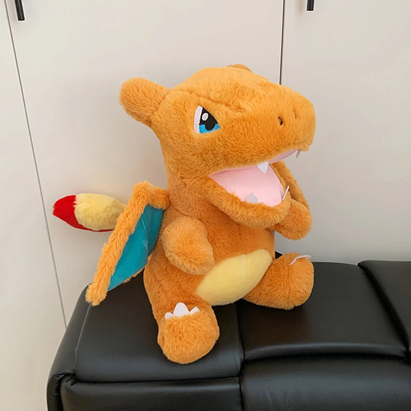 Pokémon Eevee Pikachu Plush Toys Knapsack Charmander Plushie Anime Backpack Birthday Pokemon Snorlax Gift for Kids Xmas Bag