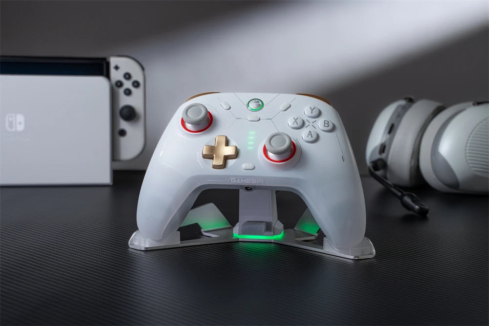 GameSir Cyclone 2 Wireless Pro Controller, Hall Effect Joysticks, Bluetooth Gamepad for Nintendo Switch, iPhone, Android & PC