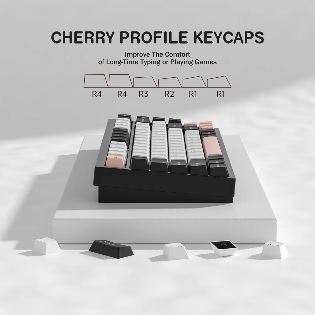 KBDiy GMK Keycap Double Shot GMK Olivia Shoko Jamon WOB Red Samurai Botanical PBT Keycaps Cherry Profile for Mechanical Keyboard