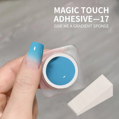 20 Colors Pat Painting Gel Nail Polish Set With Sponge Gradient Semi Permanent Soak Off UV LED Nail Art Gel Varnishes For Nails