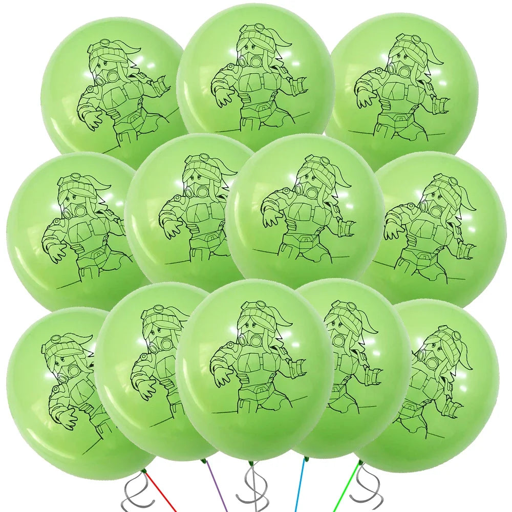 Cartoon Latex Balloons 12inch Lots Package Birthday Party Roblox Kids Favors Birthday Baby Shower Supplies Balloon Decorations
