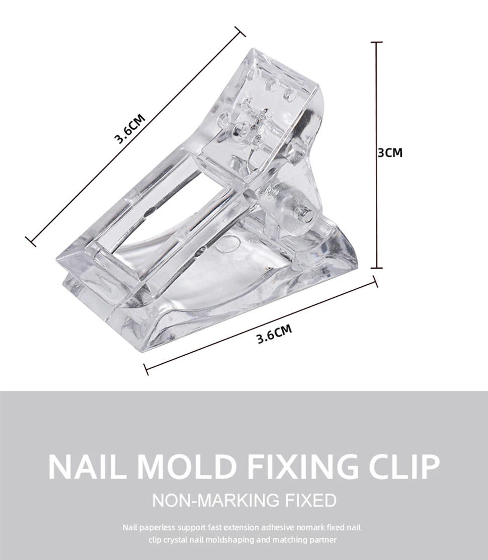 LIMEGIRL15ml Nail Gel Kit for Quick Expansion Nail Art Polymer Gel Nail Tool Finger Expansion Acrylic Gel Polisher Nail Art Set