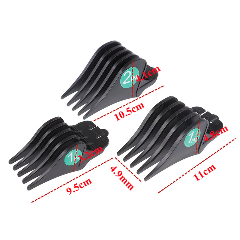 3Pcs Large Size 32/38/51mm Limit Comb Trimmer Cutting Guide Clipper