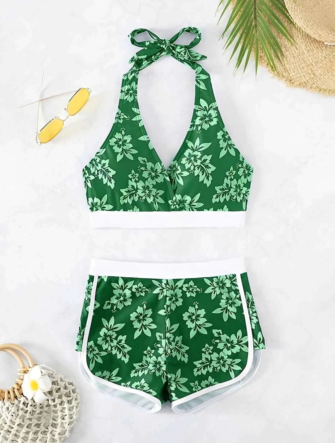 2026 High Waist Bikinis Women Padded Halter Swimwear Female Sexy Sporty Swimsuit Bathers Bathing Swimming Swim Suit Beachwear