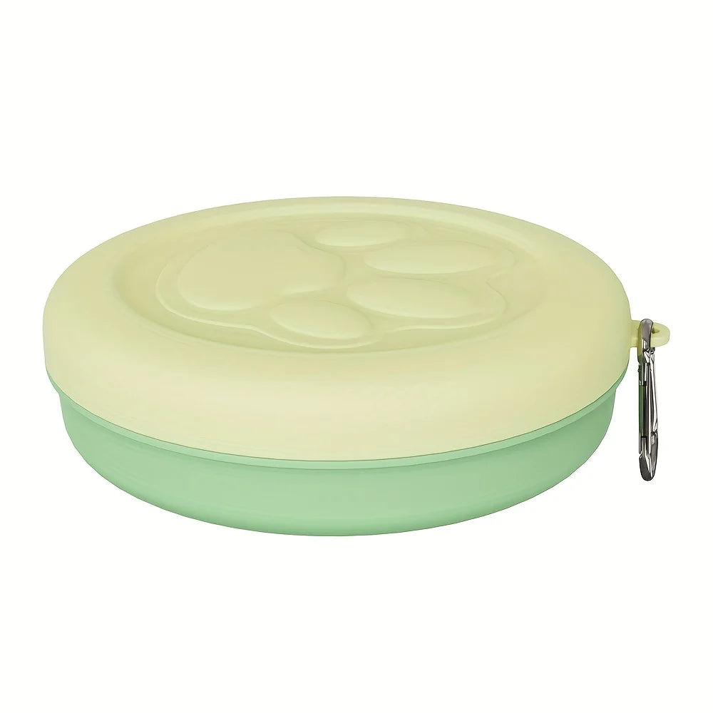 1pc Pet Travel Bowl Pet Outdoor Portable Dog Food Bowl Snack Box Multifunctional Dog and Cat Outdoor Bowl Feeding Water