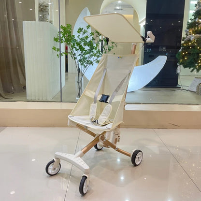 Lightweight Travel Stroller High Quality Baby Stroller Comfortable 1-8 Years Old Foldable Four Wheels Stroller Pram
