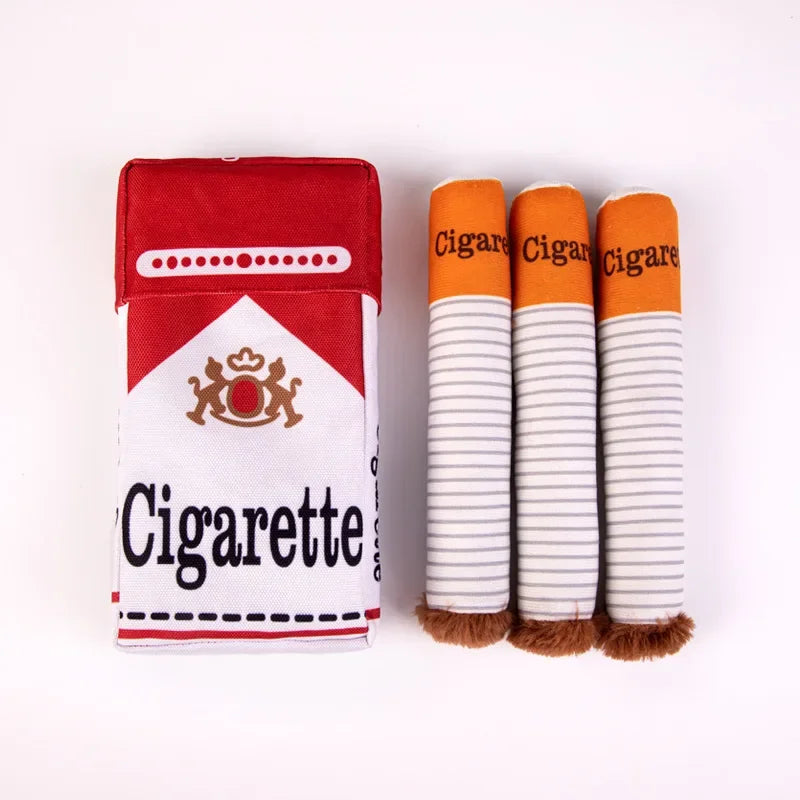 Funny Interactive Plush Dog Toys Creatives Cigarette Design Giggling Chewing Toy for Dog The Perfect Pet Gift for Plays Dogs Toy