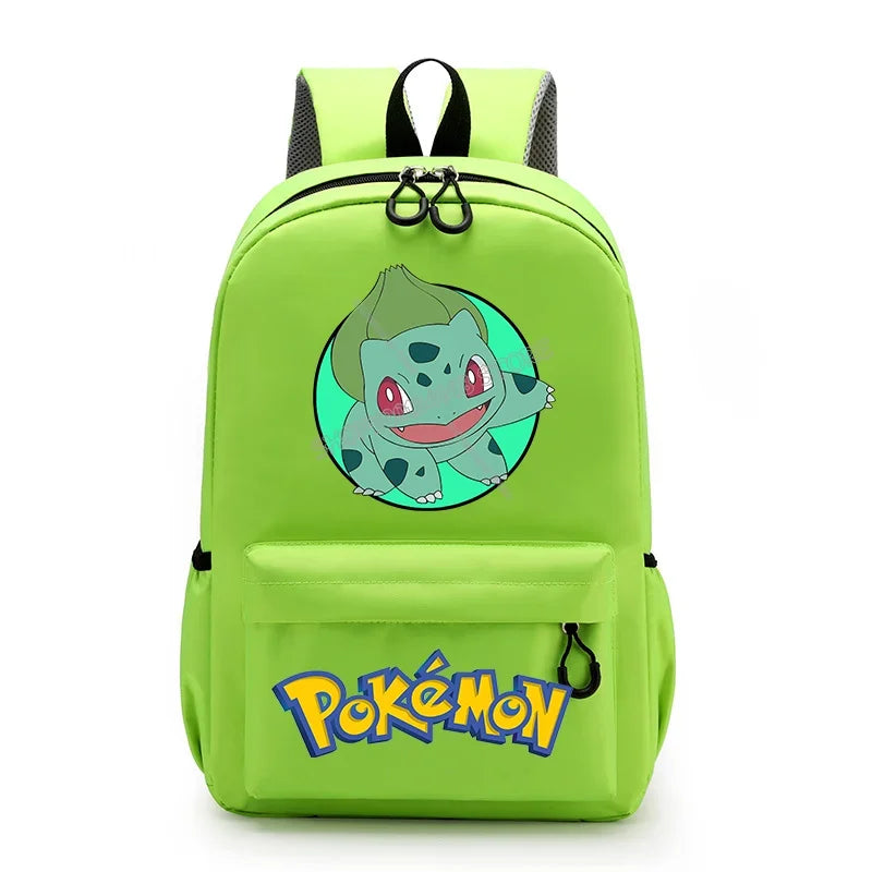 Pokemon Pikachu SchoolBag Primary School Bookbag Large-capacity Kids Backpack Boy Girl Knapsack High-quality Backpack Laptop Bag