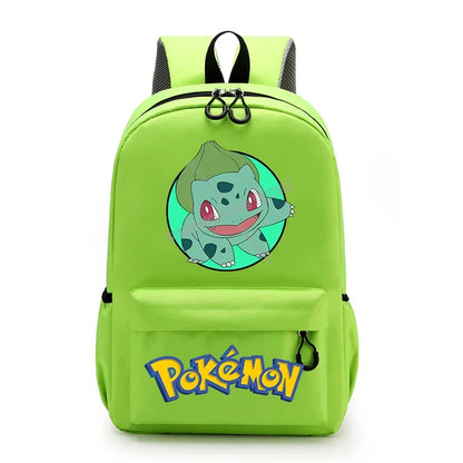 Pokemon Pikachu SchoolBag Primary School Bookbag Large-capacity Kids Backpack Boy Girl Knapsack High-quality Backpack Laptop Bag