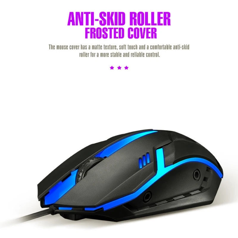 T-WOLF 4-in-1 Ultimate Gaming Combo: RGB Keyboard, Mouse, Headset & Pad