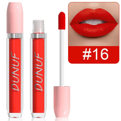 25 Color Velvet Matte Lipstick Liquid Waterproof Sexy Red Matte Lip Glaze Non-Stick Halloween Makeup Not Easy To Fade Lip Gloss
