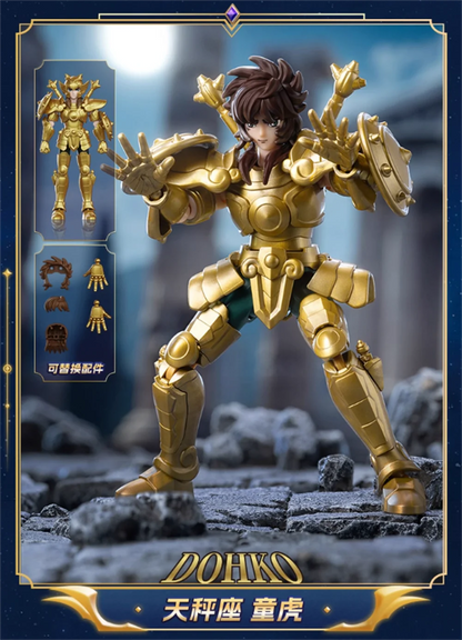 New Blokees Gold Saint Building Block Saint Seiya Assembling Toys Aiolos Sagittarius Items Assembly Action Figure Ornaments Gift
