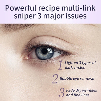 O'CHEAL Rapid Wrinkle Repair Eye Cream: Triple-Roller Massager & Hyaluronic Acid