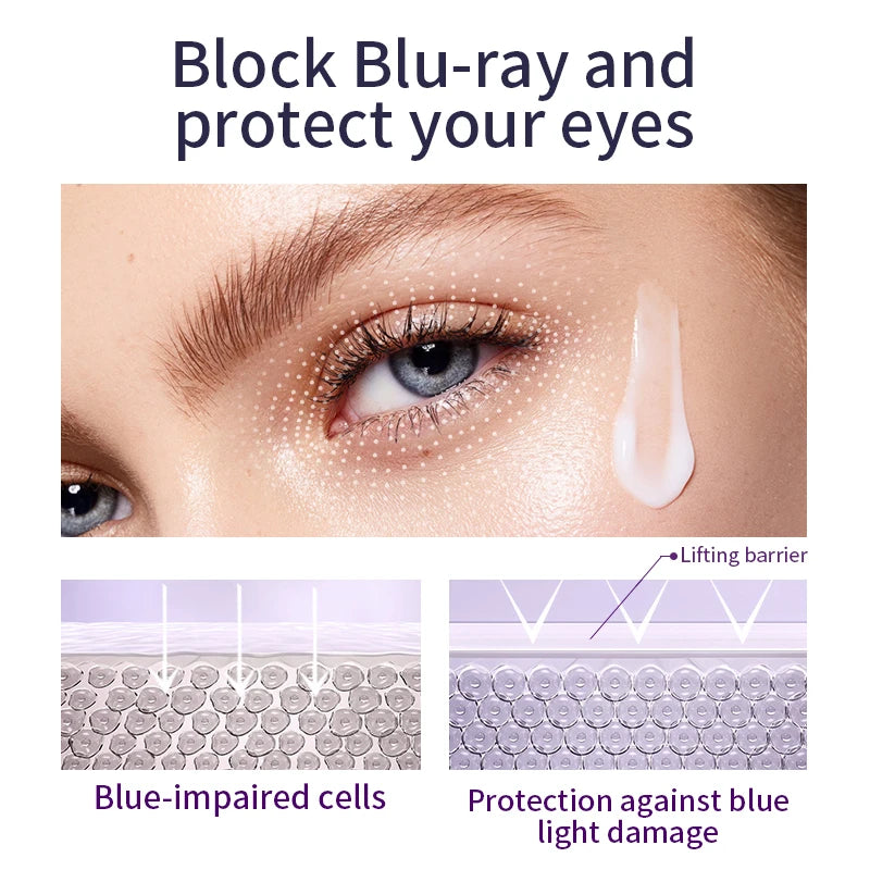 O'CHEAL Rapid Wrinkle Repair Eye Cream: Triple-Roller Massager & Hyaluronic Acid