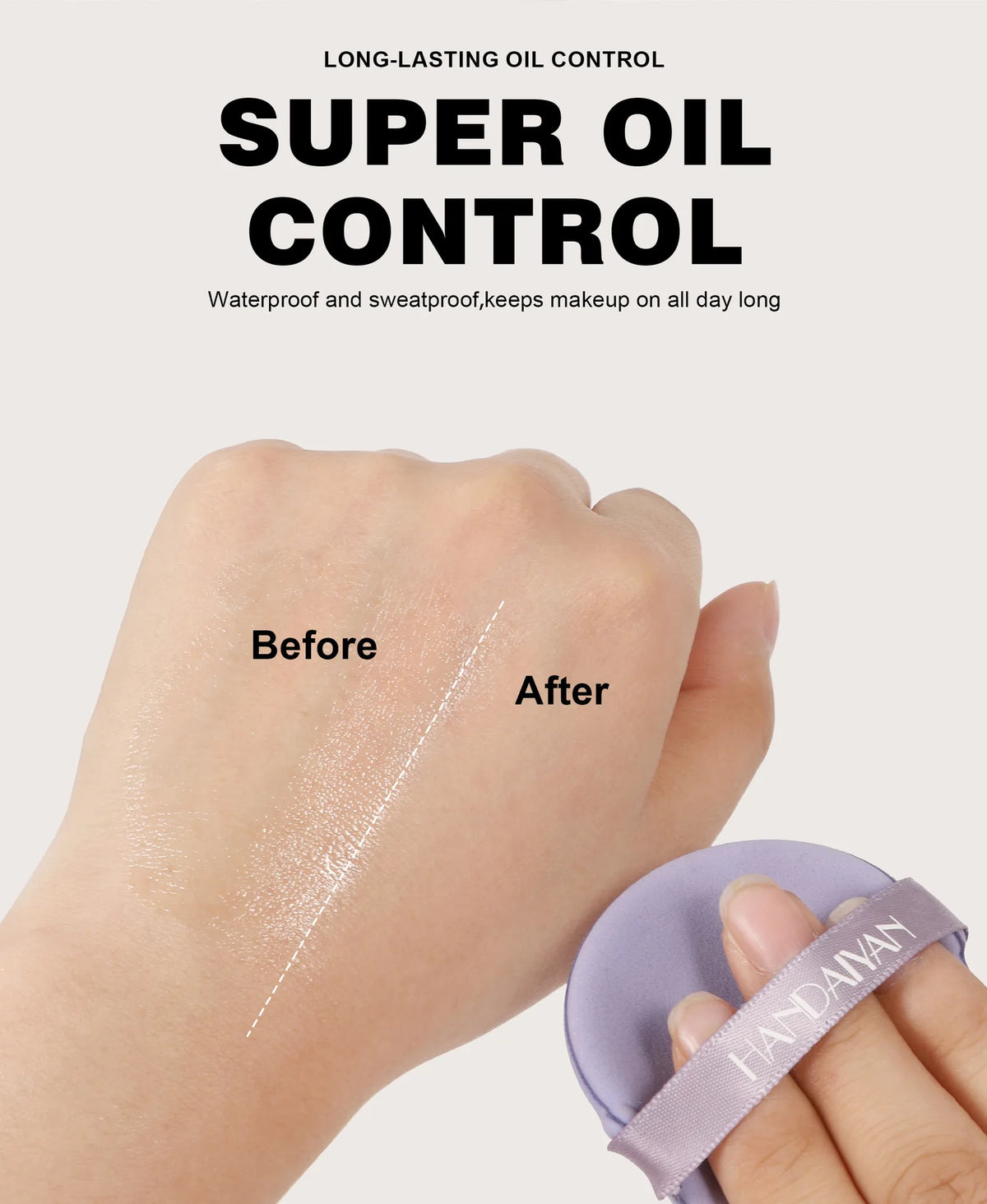 Long Lasting Oil Control Setting Powder Cream Cake Sweatproof Translucent Loose Finishing Makeup