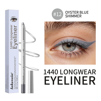 Lakerain Smooth Waterproof Eyeliner Pen Quick-Drying Long-Lasting Sweat-Proof Smudge-Proof for Perfect Makeup Application