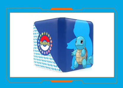 Pokemon Card Anime Figure Card Storage Bag Photo Album Collect Album Loose Leaf Pu Zipper Game King Fans Pikachu Card Pack Toys