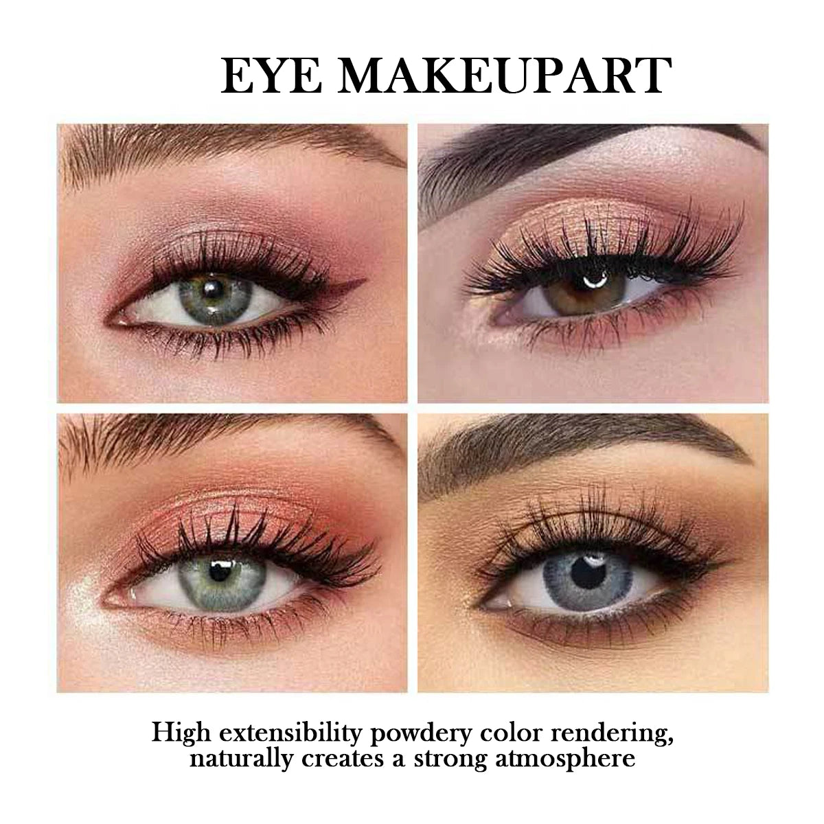 18Color Eyeshadow Palette Pearlescent Matte Fine Shimmer Glitter Earth Tones Long Lasting High Performance Beauty Makeup