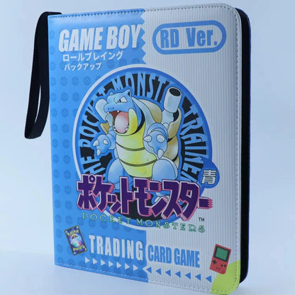 Pikachu Cartoon Anime Battle Card Booklet Zipper