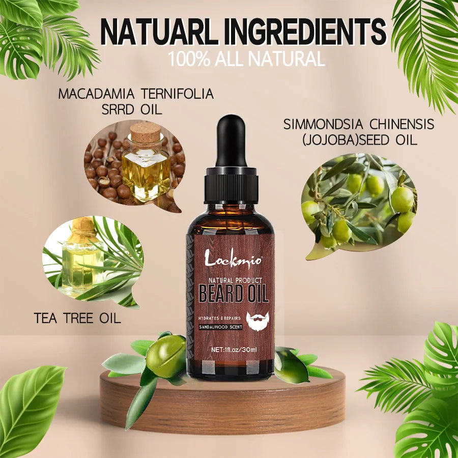 Beard Balm and Oil Beards Essence Cream for Defining Whiskers Promotes Beard Healthy Growth Oil Men Beards Soft Styling Products