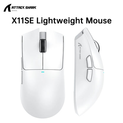 Attack Shark X11 X11SE Wireless Gaming Mouse,1000 Hz,2.4G RGB Optical Mouse,16000 DPI,Ergonomic Computer Mice for PC Laptop Mac