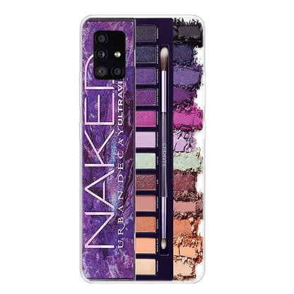 Glam Makeup Eye Shadow Box For Samsung Galaxy A15 A14 A13 A12 A55 A54 A53 A52 Phone Case A32 A35 A34 A33 A25 A24 A23 A22 A04S A0