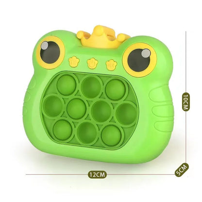 Pokemon Pikachu Stitch Quick Push Game Console Stress Toys Puzzle Game Machine Party Electronic Sound Finger Hamster  Gifts