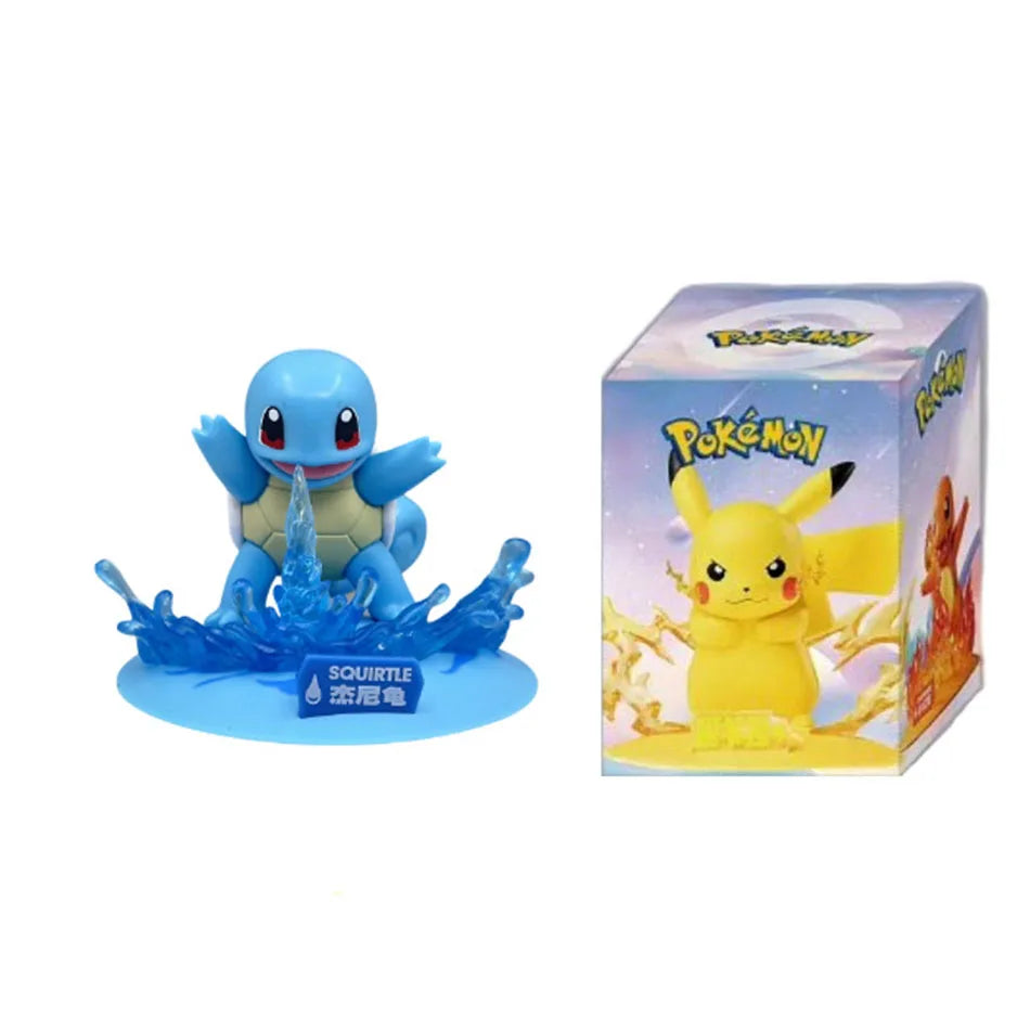 12 style Pok é mon Doll Pikachu Blind Box Anime Models Desktop Decorations Action Figure Collection Pok é mon Toys Birthday Gift