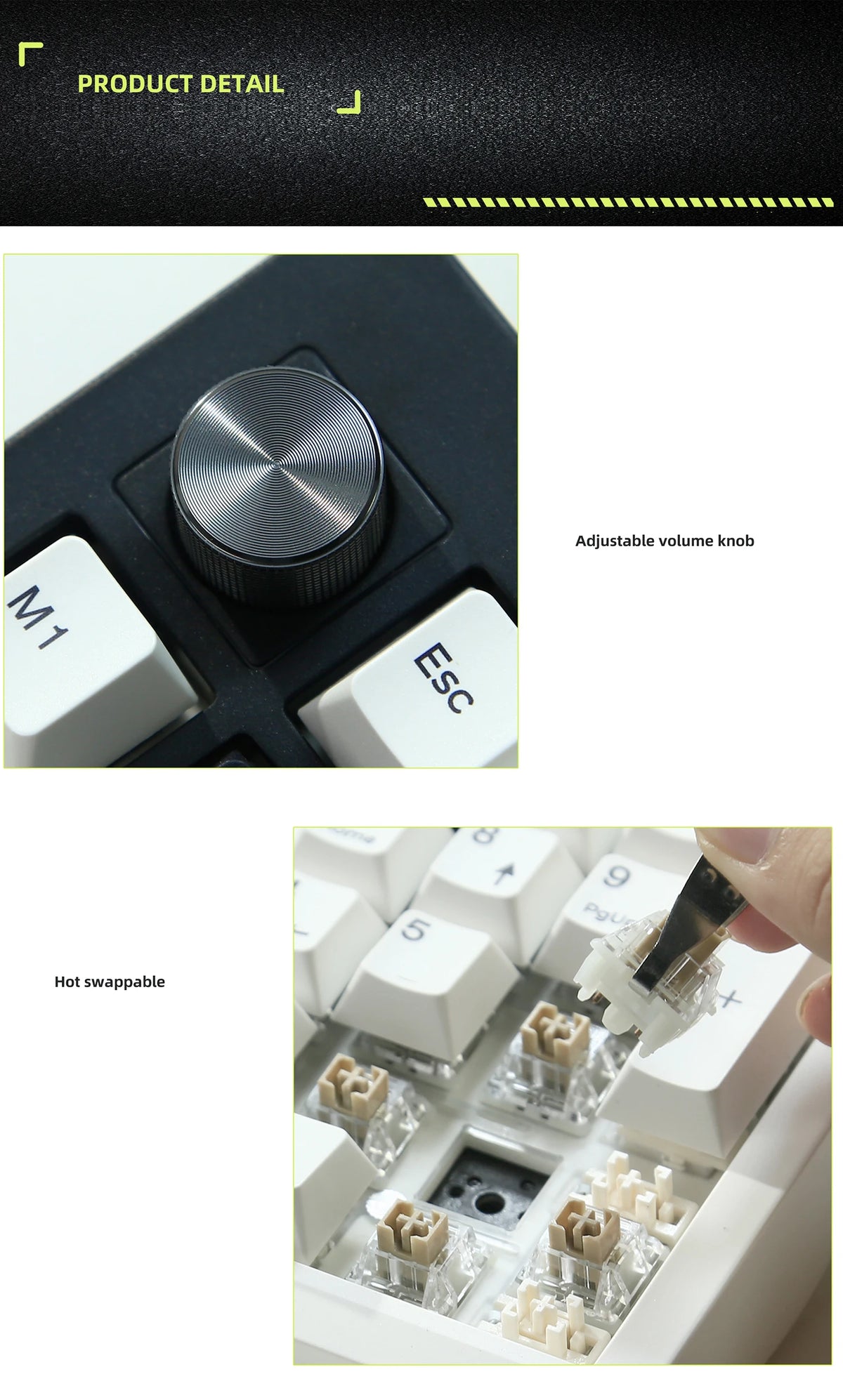 ZUOYA GMK26  QMK/VIA Gasket Number Pad Bluetooth 5.0/2.4ghz/Wired Hot Swappable Numpad Programmable for Win/Mac