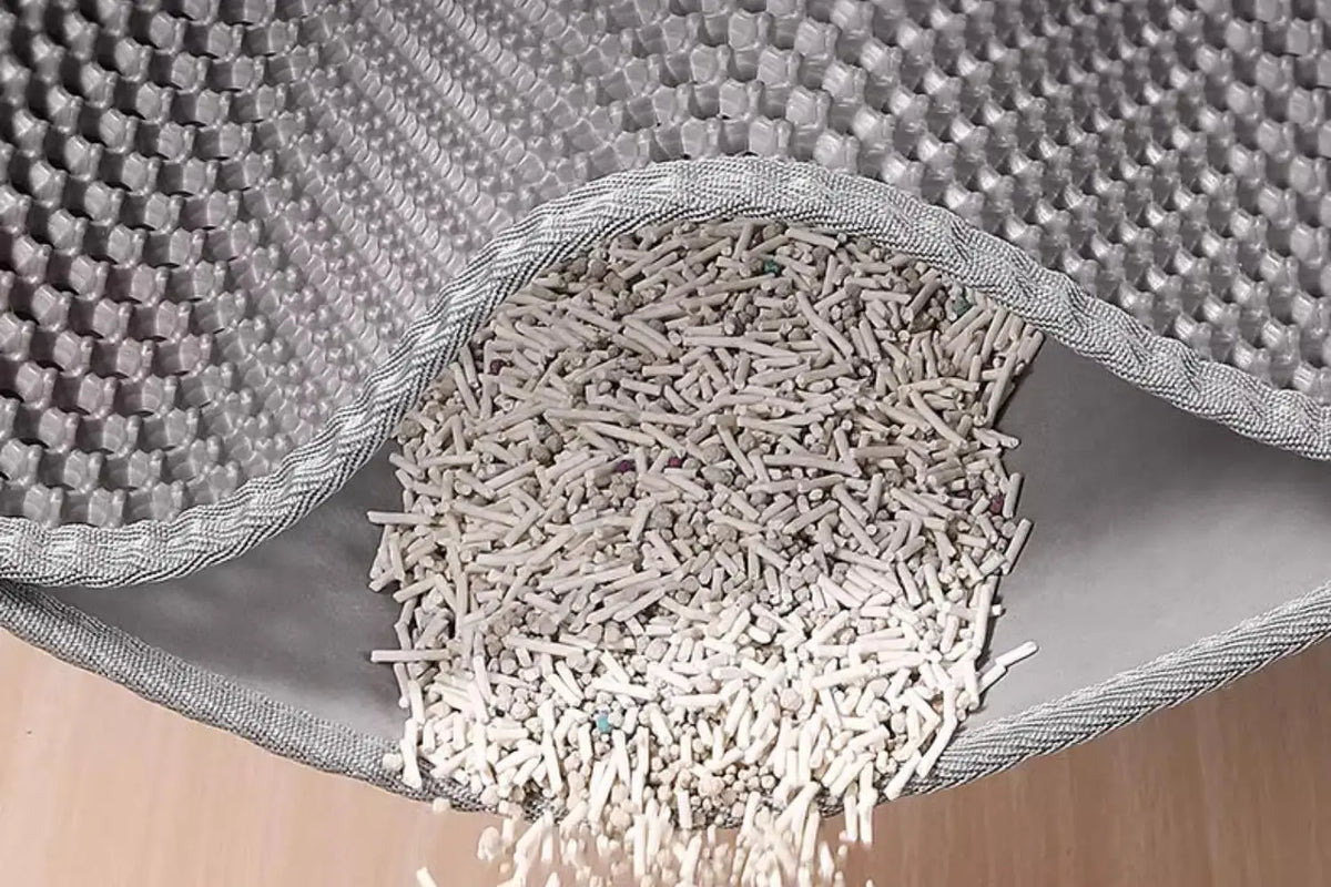 Extra Large Cat Litter Mat Heavy Duty Waterproof 2 Layer Non Slip Washable Pet Floor Protector Litter Box Sand Stopper
