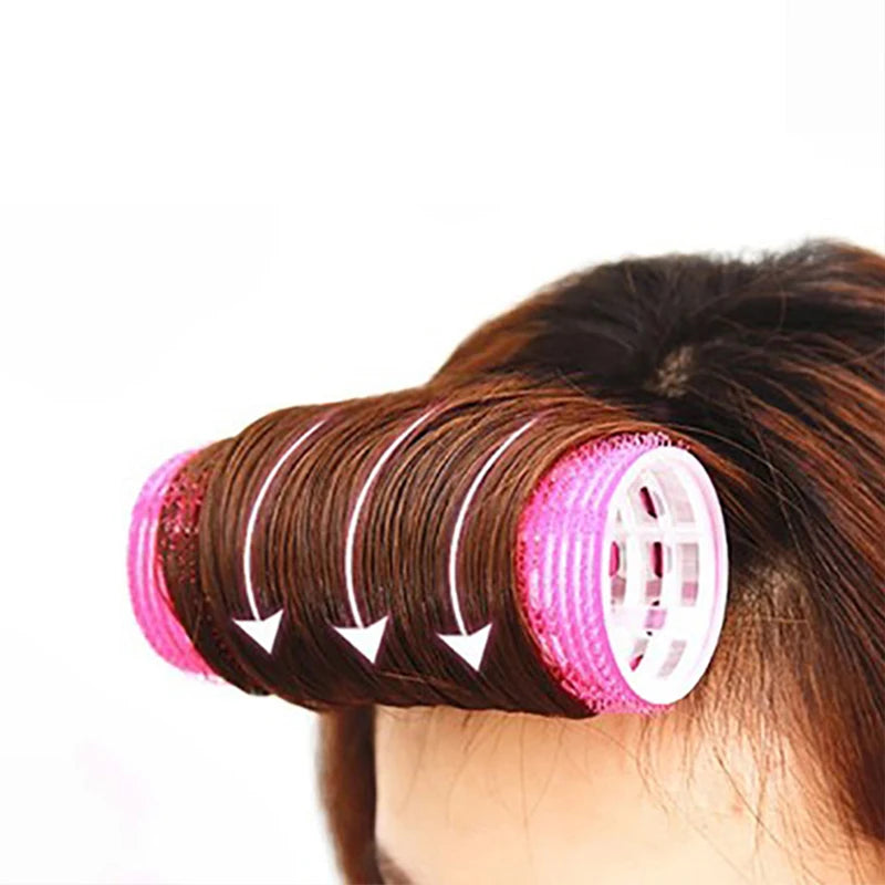 1pc Large Self-Adhesive Hair Rollers Hairdressing Home Use DIY Magic Styling Roller Roll Curler Hair Women Beauty Tools 3 Styles