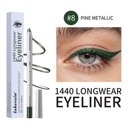 Lakerain Smooth Waterproof Eyeliner Pen Quick-Drying Long-Lasting Sweat-Proof Smudge-Proof for Perfect Makeup Application