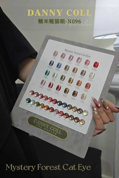 TMPTA/HEMA/TPO Free Magnetic Gel Nail Polish Set With Color Display Cat's Eye Nail Gel Kit Soak Off UV LED Magnet Gel 15ml