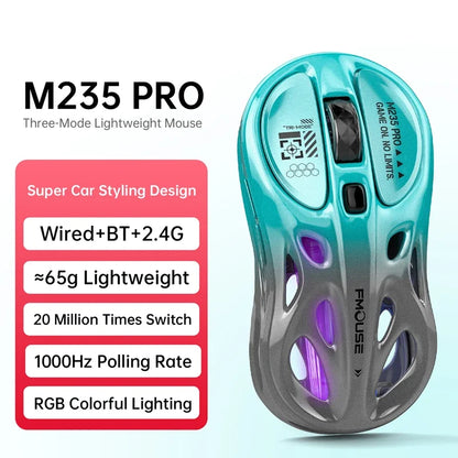 Lenovo Tri-mode Wireless Bluetooth Mouse Lightweight Computer Rgb Illuminated Gaming Mouse Portable Tablet Universal Mouse