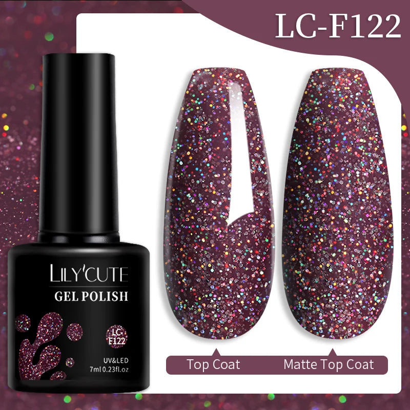 LILYCUTE 7ml 9D Cat Magnetic Gel Nail Polish Iridescent Magnet Semi Permanent Soak Off UV LED Manicure For Nail Art Gel Varnish