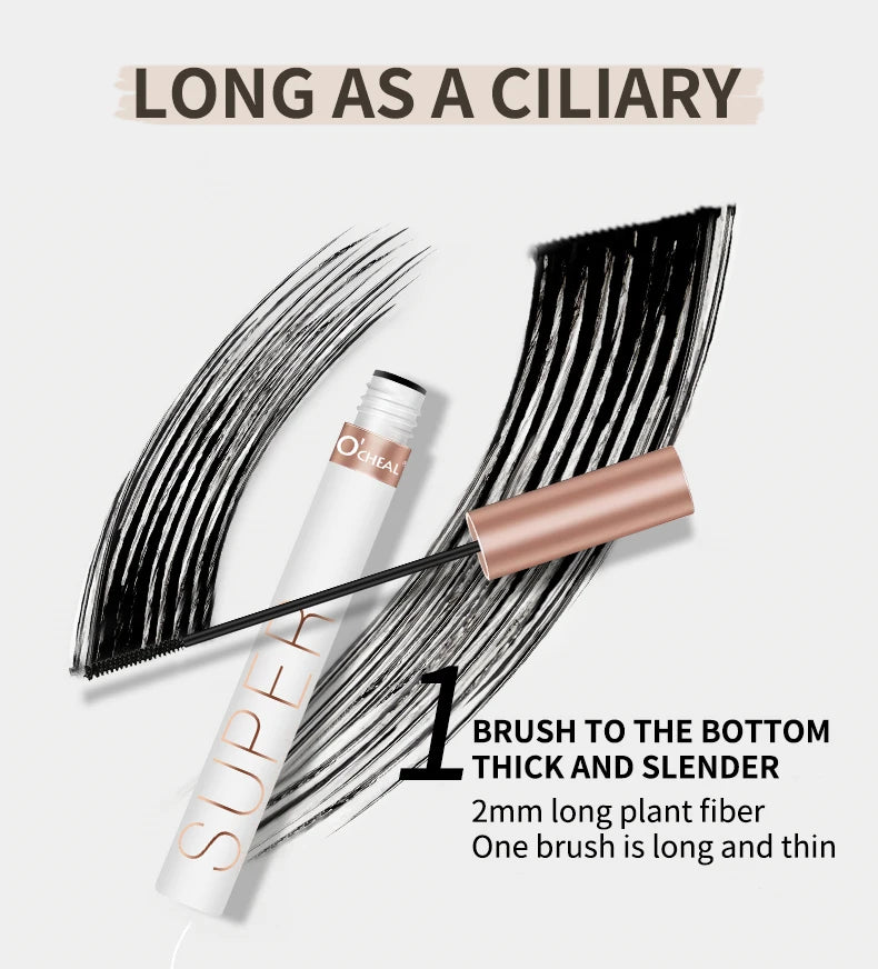 O‘cheal Mascara Black Lash Eyelash Brush 3D Silk Thick Curling Lengthening Eyes Lashes Beauty Makeup Cosmetics Extension Mascara