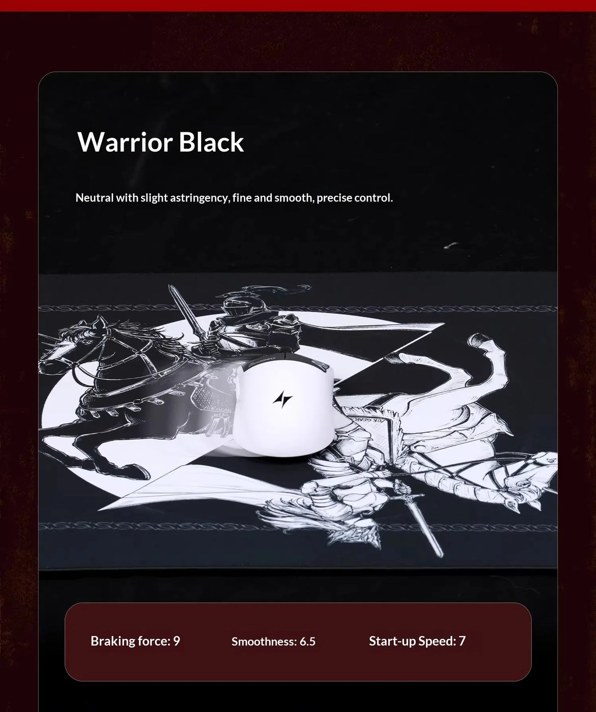 Atk Warhorse Mousepad Illustrator New Year'S Limit E-Sports Mouse Pad Microfiber Fabric 4mm Mice Pad Pc Gamer Accessories Gifts