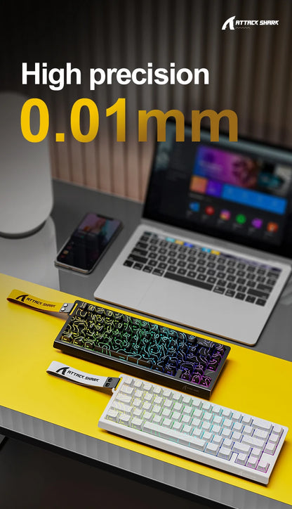 Magnetic Switch Keyboard ATTACK SHARK X68HE Wired and FREEWOLF F68 Wired F68Pro Wireless for Pro Gaming 8K Hz 0.01mm Rapid Trigg